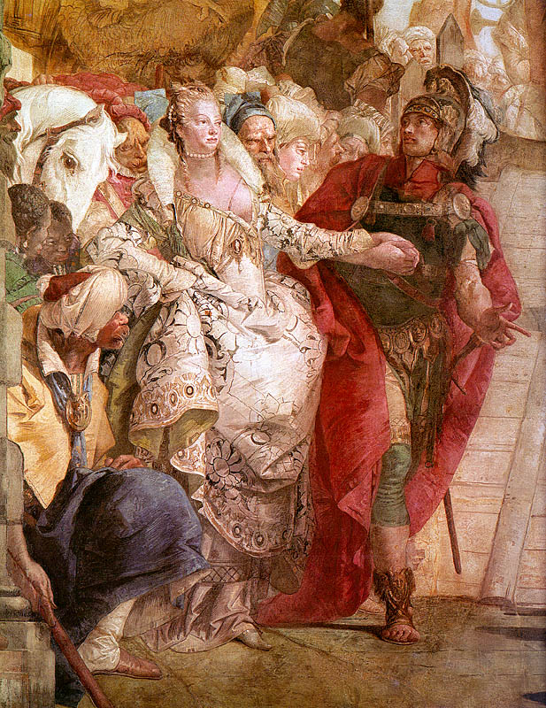 Giovanni Battista Tiepolo The Meeting of Anthony and Cleopatra